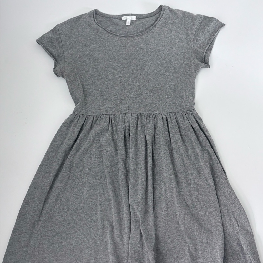 Abound Gray Baby Doll Short Sleeve Dress